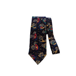 JC de Castelbajac tie necktie silk geometric Made in Italy